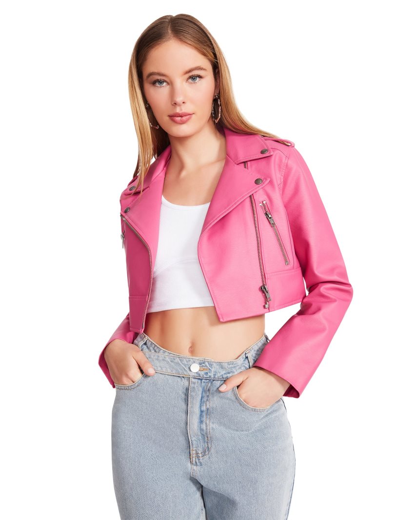 Pink Steve Madden Molly Women's Jackets | PH 3694SEA